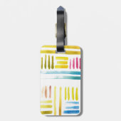 手水色彩の鮮やか色 ラゲッジタグ (裏面縦)