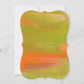 手水色彩の鮮やか色 招待状 (裏面)