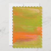 手水色彩の鮮やか色 招待状 (裏面)