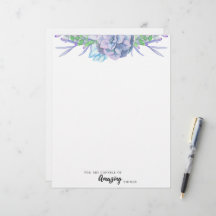 手水色絵を描多肉無地紙