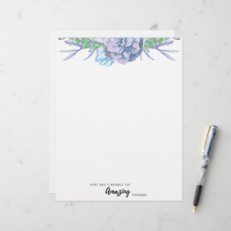 手水色絵を描多肉無地紙