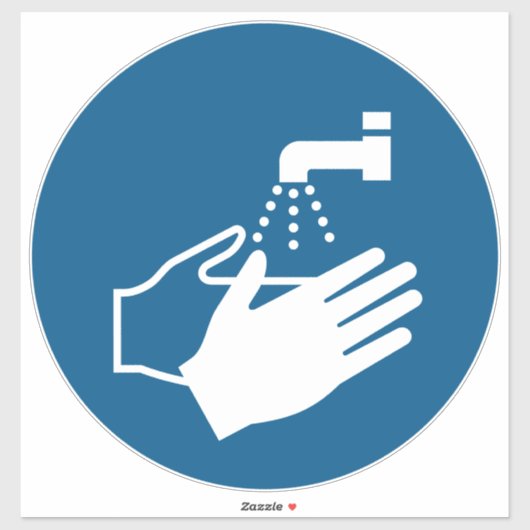 手洗いサイン シール (シート)