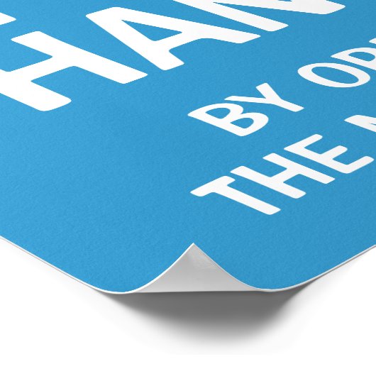 手洗いサイン ポスター (角)