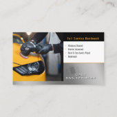 手洗いサービス |洗車 名刺 (裏面)