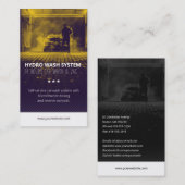 手洗いサービス |洗車 名刺 (正面/裏面)