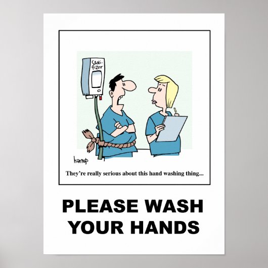手洗いポスター ポスター (正面)