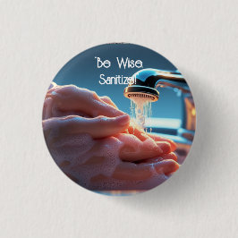 手洗いライ救フボタンバッジ 缶バッジ