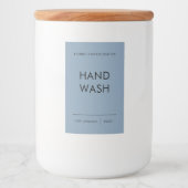 手洗いラベル、エレガント製品ミニマルラベル フードラベル (正面)