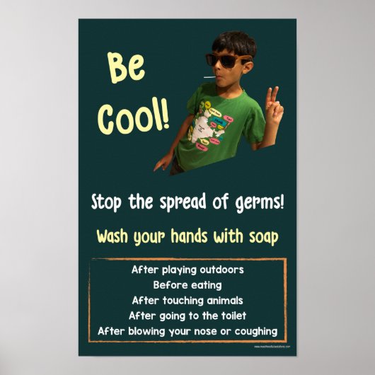 手洗い安全情報ポスター ポスター (正面)