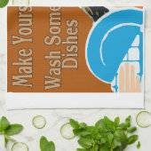 手洗い自炊 キッチンタオル (折り畳み)