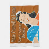 手洗い自炊 キッチンタオル (縦)