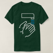 手洗い1 Tシャツ (デザイン正面)
