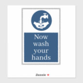 手洗い シール (シート)