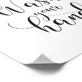 手洗い ポスター (角)