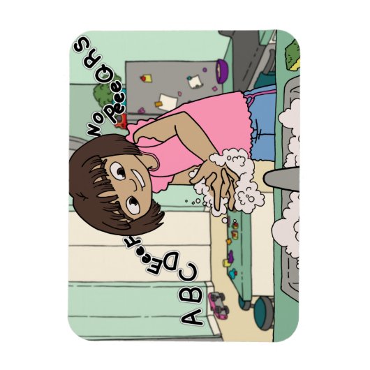 手洗い マグネット (縦)