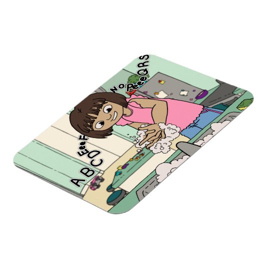 手洗い マグネット (左側)