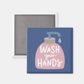 手洗い マグネット (正面/裏面)