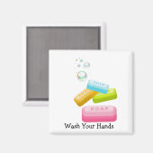 手洗い マグネット (正面/裏面)