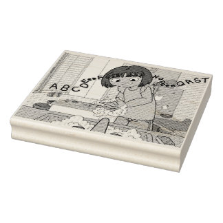 手洗い ラバースタンプ