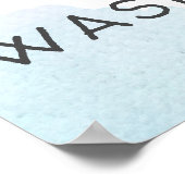 手洗い |水彩イラストレーション ポスター (角)