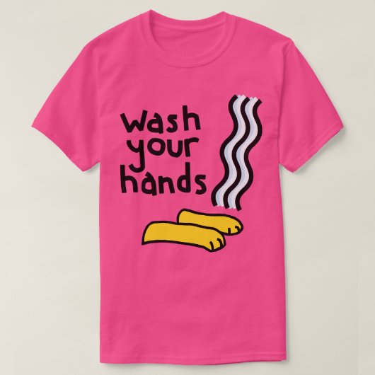 手洗い Tシャツ (デザイン正面)