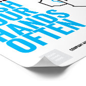 手洗ストップいの張りポスターを助ける ポスター (角)