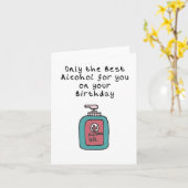 手洗機誕生日カード カード (黄色い花)