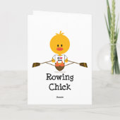 手漕ぎ雛グリーティングカード カード (裏面)