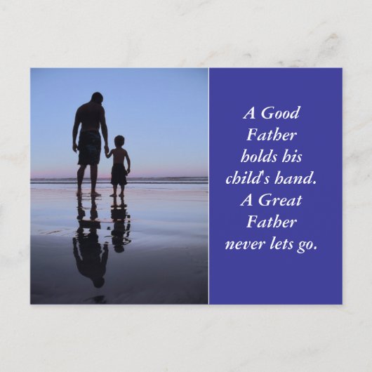 手父の形 ポストカード (正面)