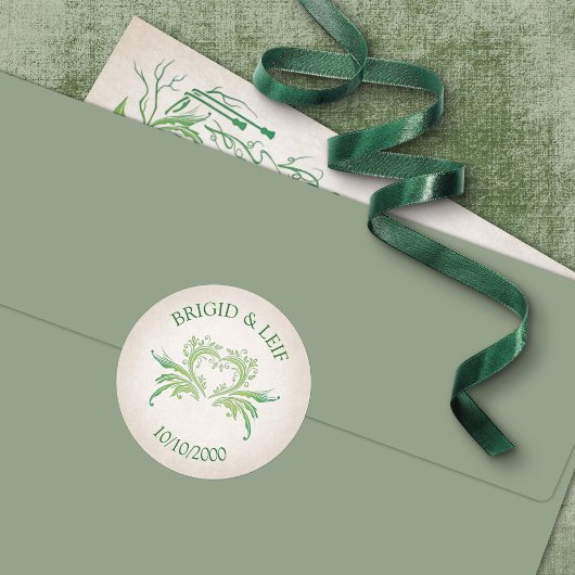 手異教の打ち結婚の ラウンドシール