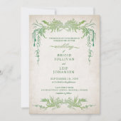 手異教の打ち結婚の 招待状 (正面)