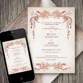 手異教の打ち結婚の 招待状