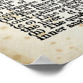 手相占いまたはハンドリーディングのポスター ポスター (角)