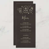 手相占い 魔術 ハロウィンパーティー カクテルメニュー メニュー (正面/裏面)