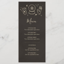 手相占い 魔術 ハロウィンパーティー カクテルメニュー