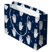 手相愛の手と手相愛の大抱き枕 ラージペーパーバッグ (裏面アングル)