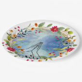 手祈水の色 ペーパープレート (アングル)