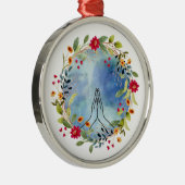 手祈水の色 メタルオーナメント (右)