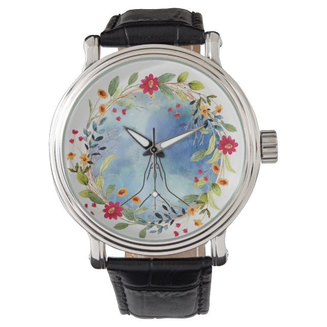 手祈水の色 腕時計 (正面)