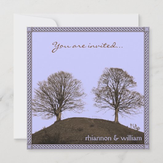 手空き招待状 招待状 (正面)