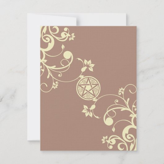 手空き招待状 招待状 (正面)