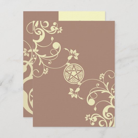 手空き招待状 招待状 (正面/裏面)