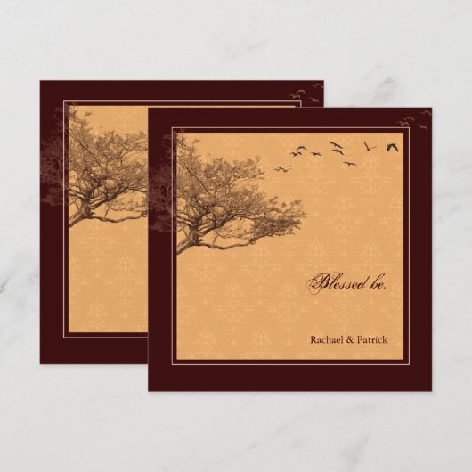 手空き招待状 招待状 (正面/裏面)