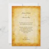 手空き招待状 招待状 (裏面)