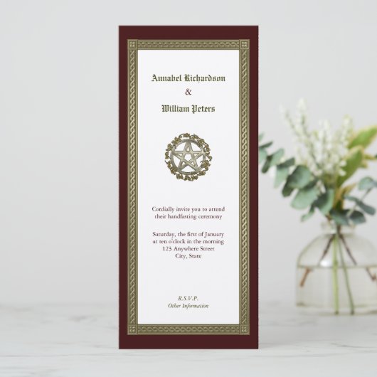 手空き 招待状 (スタンド正面)