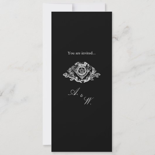 手空き 招待状 (裏面)