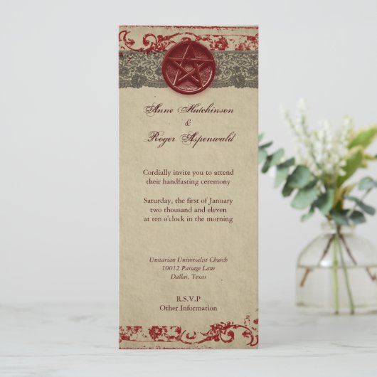 手空き 招待状 (スタンド正面)