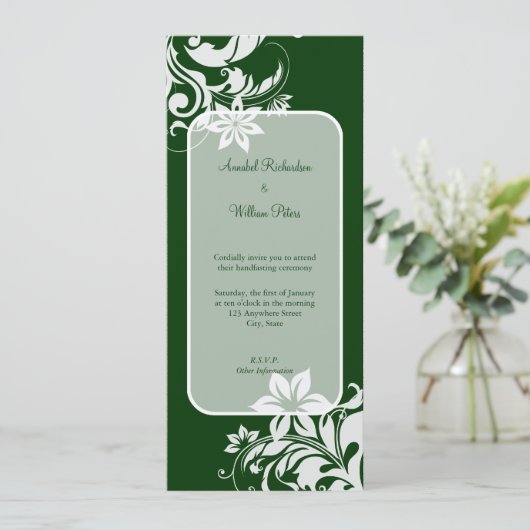 手空き 招待状 (スタンド正面)