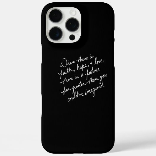手筆形式の信仰希望と愛のスピリチュアル Case-Mate iPhoneケース (裏面)