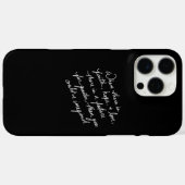手筆形式の信仰希望と愛のスピリチュアル Case-Mate iPhoneケース (裏面 (横))